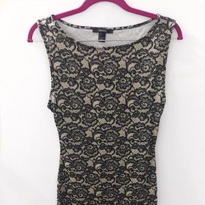 FOREVER21 Body Con Midi Dress